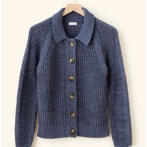 Garnet Hill Isle Linen and Cotton cardigan